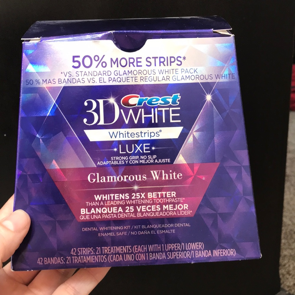 Crest 3D white strips